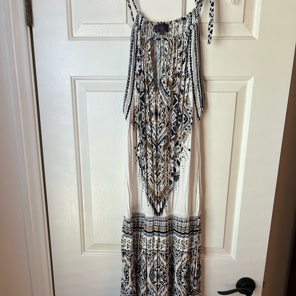 Hale Bob Geometric Print Halter Dress - Picture 8 of 9